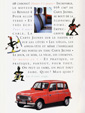 Page dé la brochure dédiée à la Renault 4 série limitée "Carte jeunes"