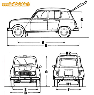 tôle de réparation de passage de roue arrière gauche, Renault 4L de 1965 à  1990, partie avant du passage de roue et
